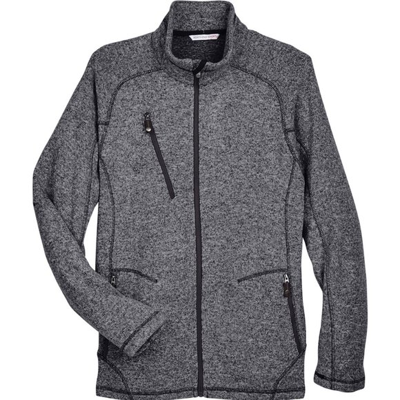 Mens' Sweater Fleece Jacket - Picture 1 of 3